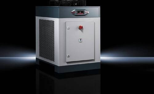 Rittal SK 3336.455 Wasserkühler, freistehend, Grau/Blau, B/H/T: 76,0 x 126,5 x 151,5 cm - Bild 1