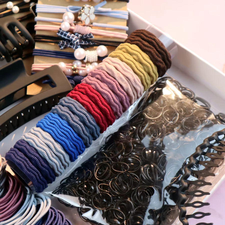 yanrong Haarschmuck Set für Damen, Haargummis und Haarbänder - Bild 3