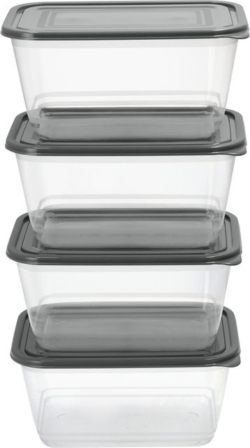 SILVERCREST Frischhaltedosen-Set PP XXL in Transparent, 4 x 2,5 l - Bild 1