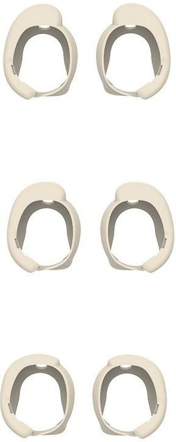 3 Paar Ersatz-Ohrhörer-Abdeckungen für Bose QuietComfort Earbuds II und Ultra Earbuds in Weiß - Bild 1