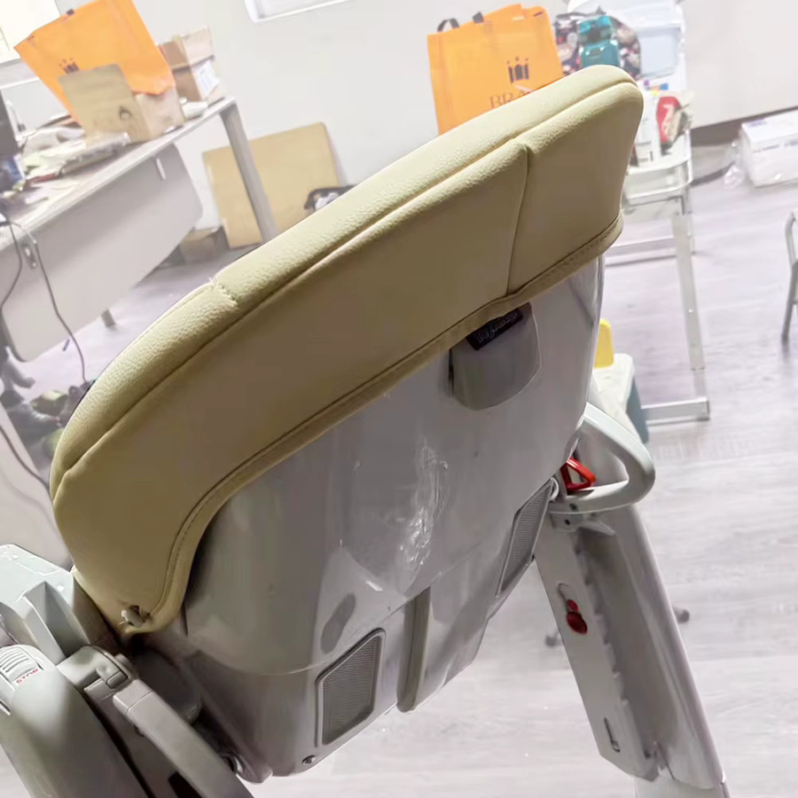 Peg Perego Hochstuhl-Sitzkissen Tatamia mit Geschirr und Schulter-Schritt-Pad in Grau oder Beige - Bild 4
