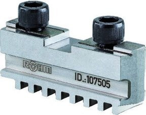 Röhm Dreibacken-Satz DIN6350GB in Silber, 100 mm - Bild 1