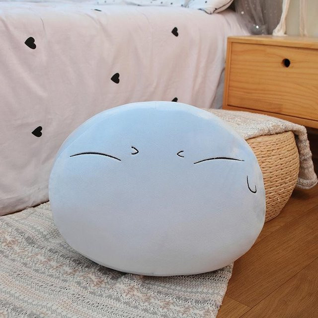 Rimulu King Dumpling Kissen von Serene Greens, weiche runde Cartoon-Plüschpuppe in Blau, Durchmesser: 55 cm - Bild 1