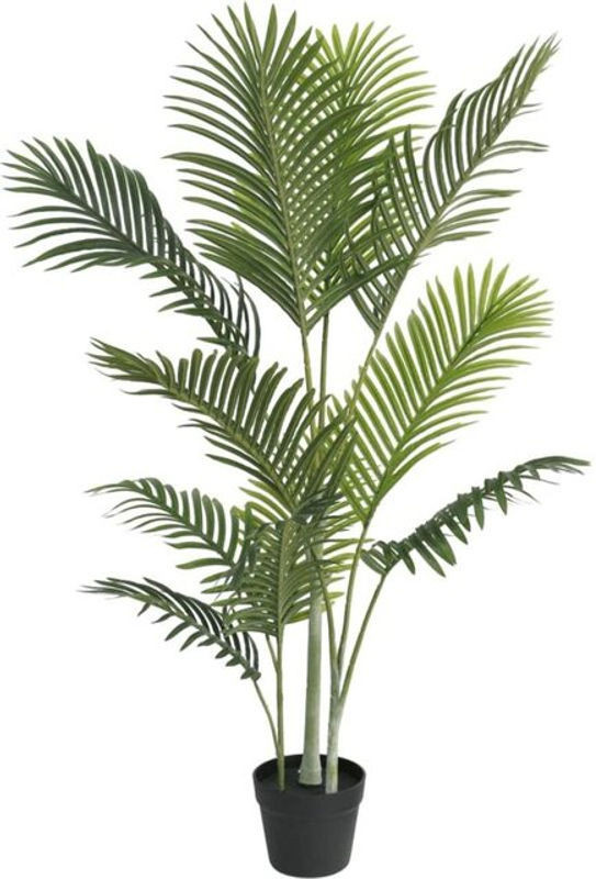 Künstliche Palme Grün von Vidaxl mit Betonkübel, Höhe: 120 cm - Bild 1