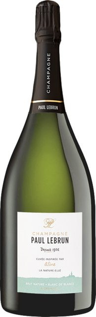Paul Lebrun Champagne Cuvée Aline, Brut Nature, Chardonnay, Frankreich, 1,5 l - Bild 1