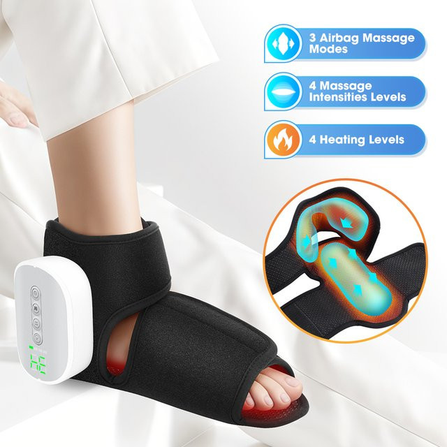 PASTSKY Fuß- und Knöchelmassagegerät mit 4 Heizstufen, kabellos - Bild 1