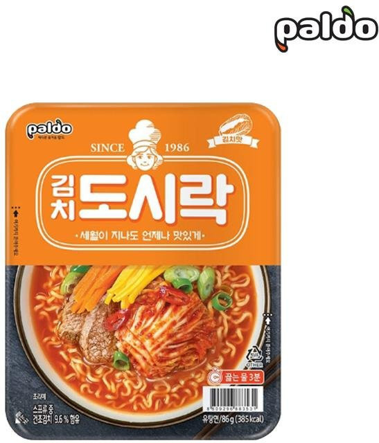 Paldo Kimchi Dosirak Cup Ramen 86 g - Bild 1