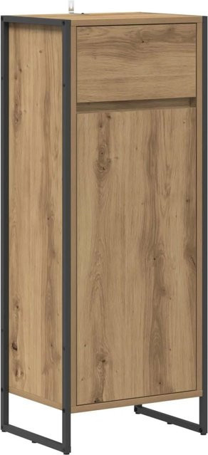 vidaXL Badezimmerschrank in Eiche, braun, B/T/H: 40 x 30 x 100 cm - Bild 1
