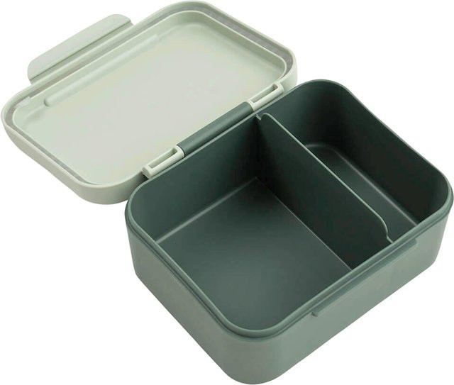 Done by Deer Snackbox Tiny Trail Lunch Box mit Snack Picks in Grün - Bild 1