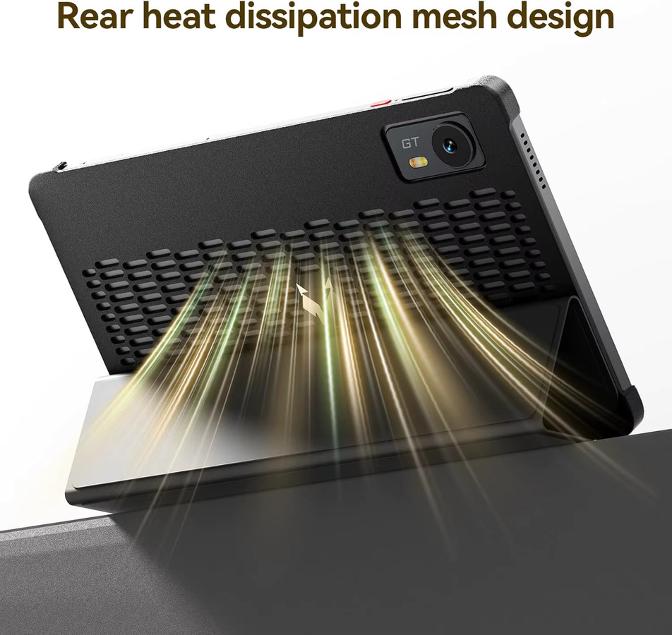 Headwolf Titan 1 Tablet-Hülle in Schwarz mit magnetischer Befestigung und wärmeableitender Schutzhülle - Bild 5