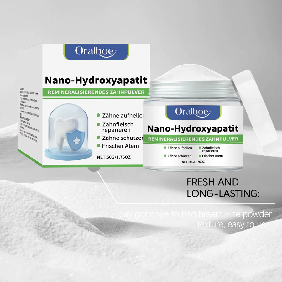 Oralhoe Zahnaufhellungspulver mit Hydroxyapatit - Bild 3