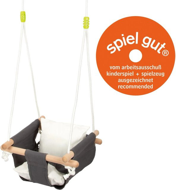 small foot Babyschaukel Komfort aus Buchenholz in Mehrfarbig - Bild 1