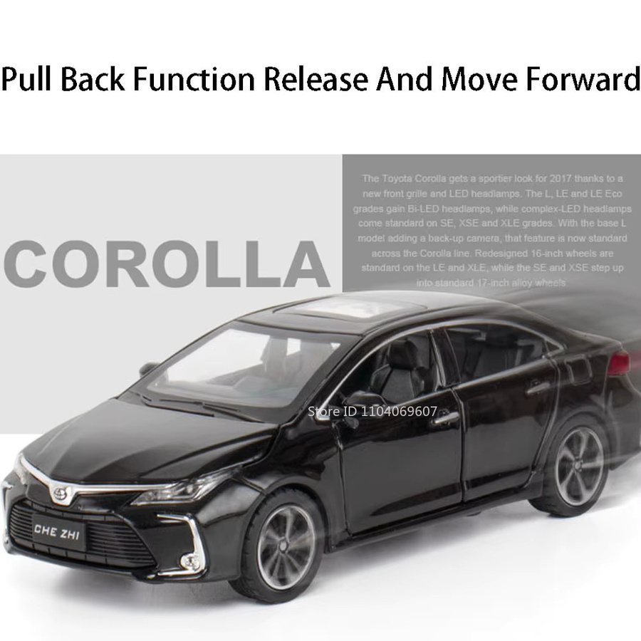 MAKEDA Corolla GR86 Modell, 1:32, Diecast Auto, mit Sound und Licht - Bild 3