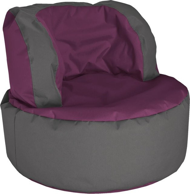 Sitting Point Sessel Bebop Scuba 210 in Aubergine mit wasserabweisendem Polyesterbezug - Bild 1