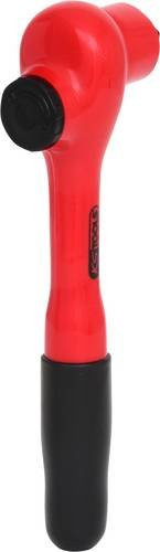KS Tools 3/8 Zoll Isolierte Umschaltknarre mit 32 Zähnen in Rot aus Chrom-Vanadium - Bild 1