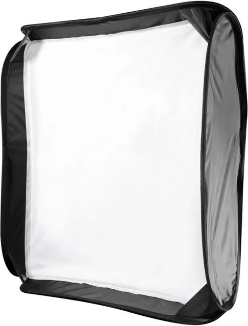 Walimex Pro Magic Softbox Lichtformer mit Blitzhalterung für das Studio, Schwarz und Weiß, B/T/H: 60 x 60 x 40 cm - Bild 1