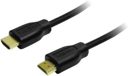 LogiLink HDMI Anschlusskabel 4K UHD in Schwarz, Länge: 1,50 m - Bild 1