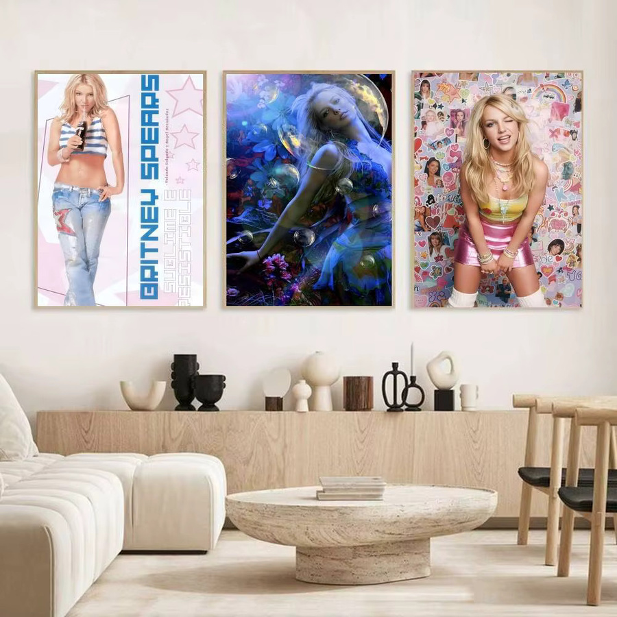 Britney Spears Poster Wandaufkleber Bilibili Mehrfarbig - Bild 3