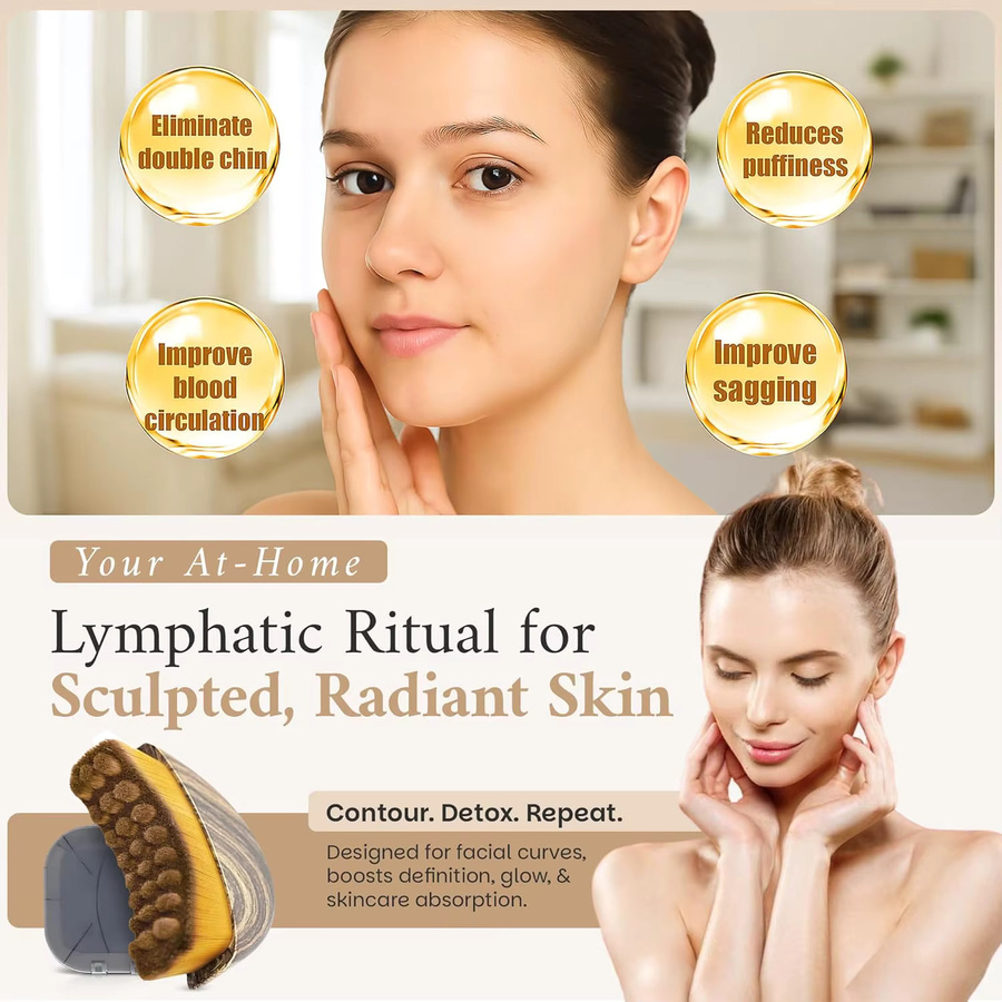 SOXW Lymphdrainagebürste für das Gesicht, Unisex - Bild 6