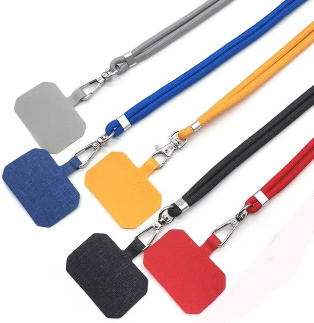 Universell verstellbares Handy-Umhängeband in Orange als Anti-Verlust-Lanyard für dein Mobiltelefon - Bild 1