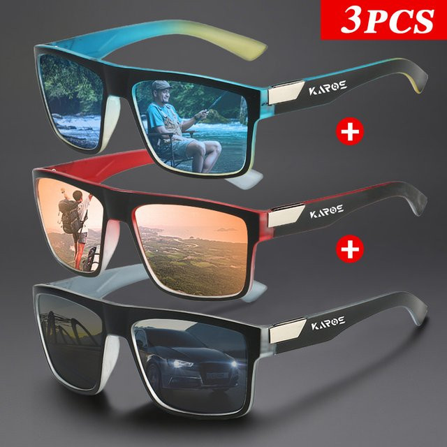 Karos Sportsonnenbrille, polarisiert, Vollrand, Kunststoff, Unisex - Bild 1