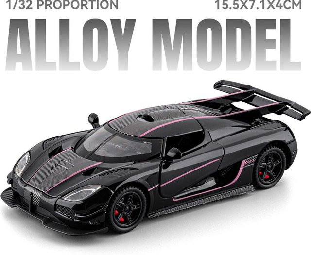 Linyi toy car Miniatur Spielzeugautos, 1:32, Metall, ab 14 Jahren - Bild 1