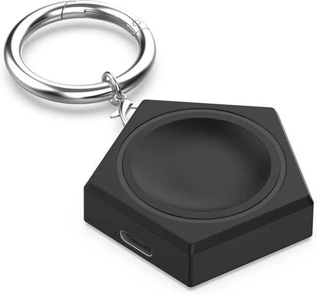 iHZCPRO Ladeadapter für Samsung Galaxy Watch, USB-C, Micro-USB, Schwarz - Bild 1