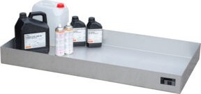 Bauer Südlohn Kleingebindewanne KGW-P 3 aus Edelstahl in Silber, B/T/H: 80 x 120 x 12 cm - Bild 1