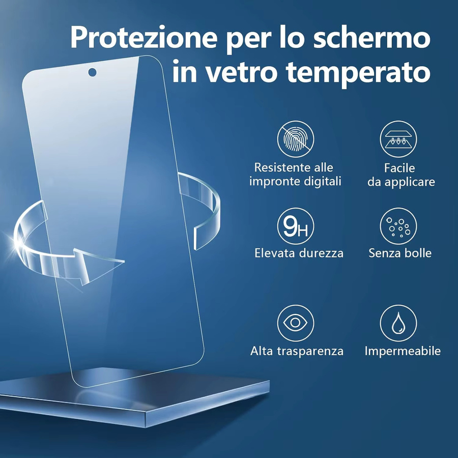 Xiaomi Displayschutzfolie aus gehärtetem Glas für die Redmi Note14 Serie, transparent - Bild 4