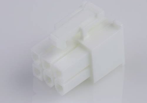 Molex Buchsengehäuse-Kabel in Weiß mit 6 Polen und einem Rastermaß von 4,2 mm - Bild 1