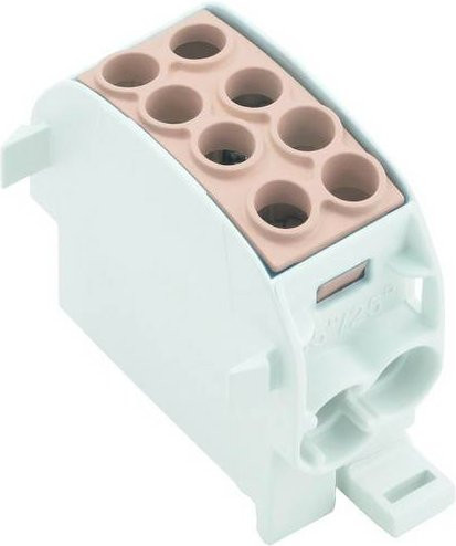 Weidmüller Verteilerblock 1561650000 Braun aus Kunststoff, 5 Stück - Bild 1