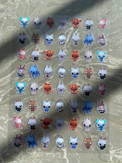 Keeppley Katzen Aufkleber, Wasserdicht, PVC - Bild 1