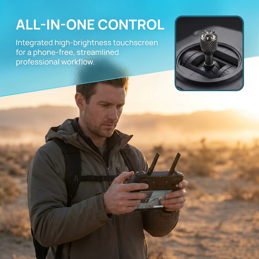 DJI RC Pro Smart Controller RM510 in Grau für Mavic 3, 3 Pro, 3 Classic, Mini 3 Pro und Air 2S gebraucht - Bild 3