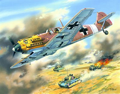 ICM Messerschmitt Bf 109 E-7/Trop, Modellbau, 1:72 - Bild 1