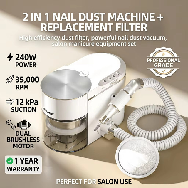 PULLYON Nagelbohrer und Staubabsauger, 240W, Unisex - Bild 1