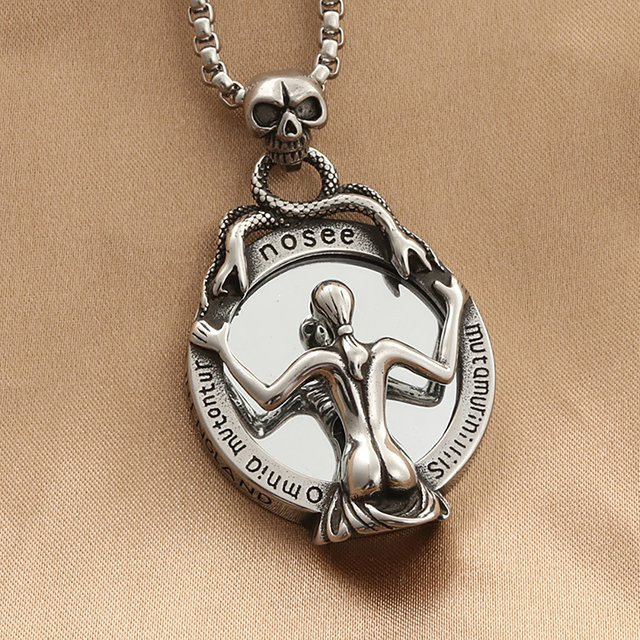NORTHMAN Halskette Edelstahl, Vintage, Silber, Unisex - Bild 1