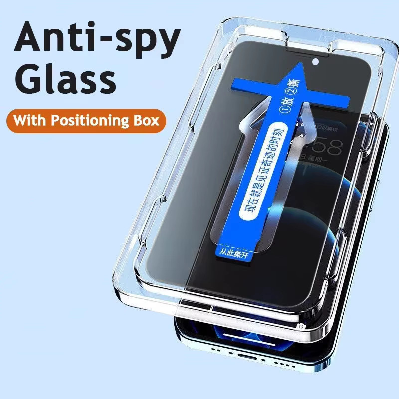 Samsung Anti-Spy Sichtschutz Displayschutz 9H Hartfolie für Galaxy S25 Edge S24 S23 Ultra S22 S21 FE S20 transparent - Bild 5