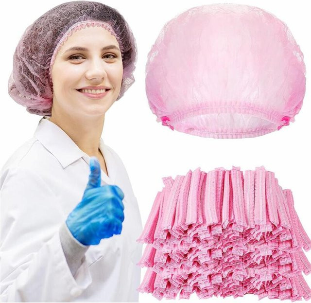 INMAICH Einweg-Bouffant-Kappen aus Vlies, 100 Stück - Bild 1