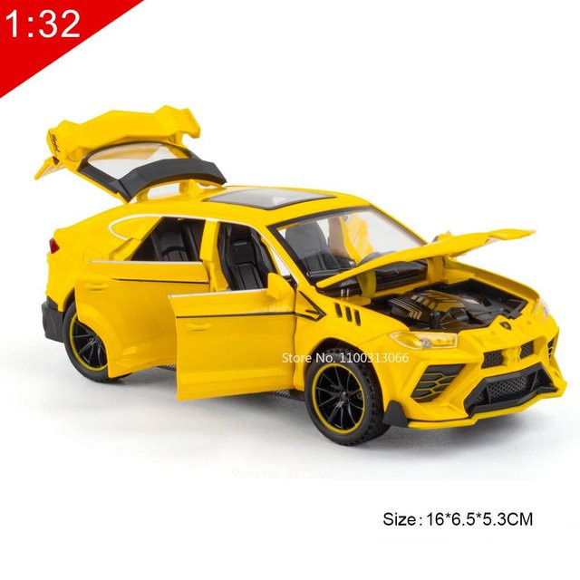 Linyi toy car Lambor Urus Modellauto, 1:32, Rückzieher, ab 14 Jahren - Bild 1