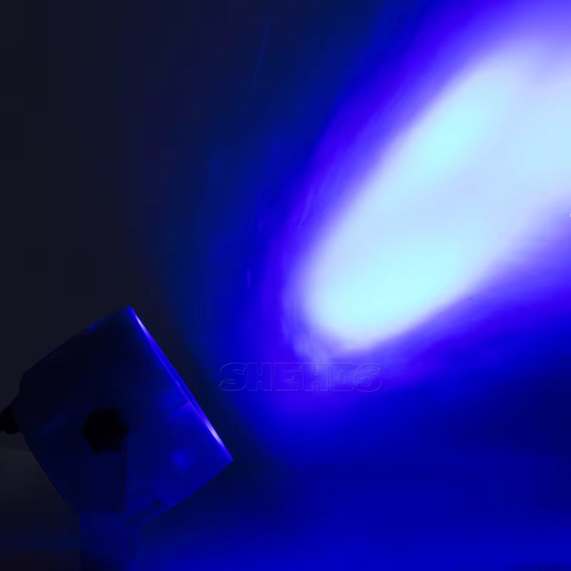 SHEHDS LED Par RGB Wash Scheinwerfer mit DMX512 für DJ, Disco und Party, Schwarz - Bild 5