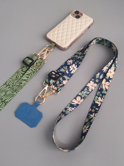 Universelles Handy-Umhängeband mit verstellbarem Nackenriemen, Sicherheitsclip und Sicherheitsfunktion in Multicolor - Bild 1