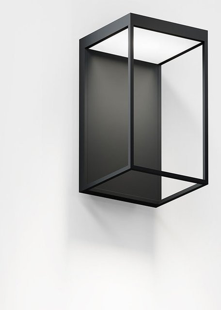 IP44.DE LED-Wandleuchte Cover in Schwarz mit Up-Down-Lichtfunktion aus Metall und Glas - Bild 1