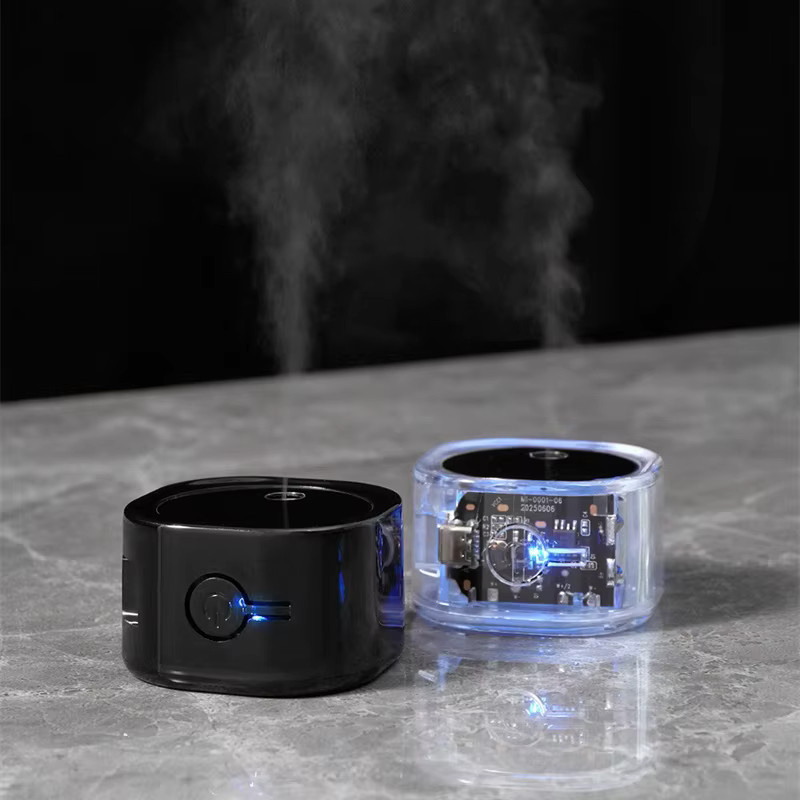 JUSTINLAU Elektrischer Kaffeebohnenzerstäuber, antistatisches automatisches Sprühgerät mit Magnetfuß und Akku, erhältlich in Schwarz oder Weiß - Bild 4