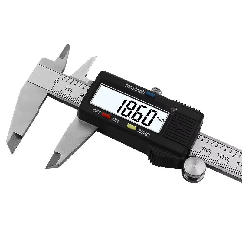 Digitaler Messzirkel TTAKA7 aus Metall in Silber mit LCD-Anzeige, Messbereich 15 cm - Bild 3