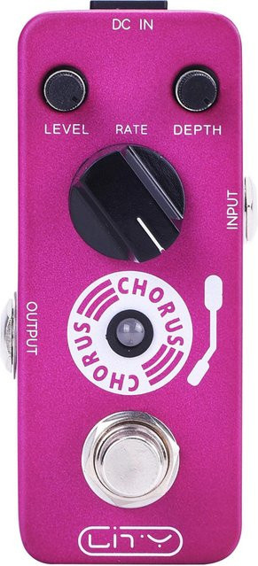 Lity Chorus Gitarrenpedal Mini Chorus Effektpedal für E-Gitarre in Violett - Bild 1
