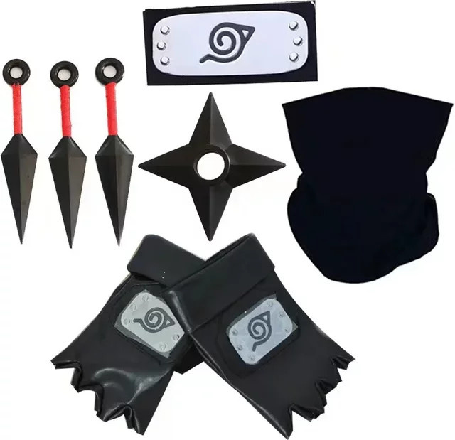Bandai Naruto Anime Kakashi Cosplay Zubehör, Action Figur Set - Bild 1