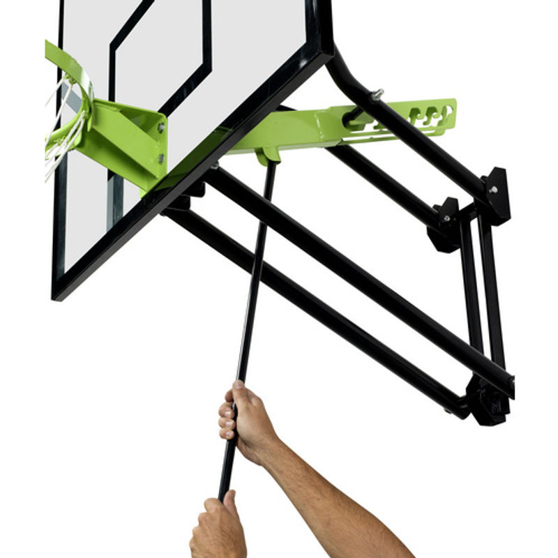 EXIT Galaxy Basketballkorb zur Wandmontage, grün/schwarz, B/H: 117 x 365 cm - Bild 5
