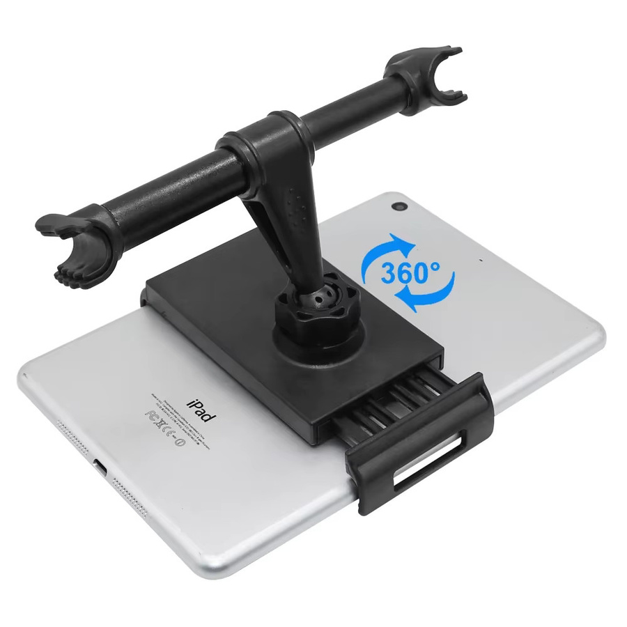 Homhu Auto Rücksitz Kopfstütze Tablet Halterung für iPad und Samsung Mipad in Schwarz - Bild 3