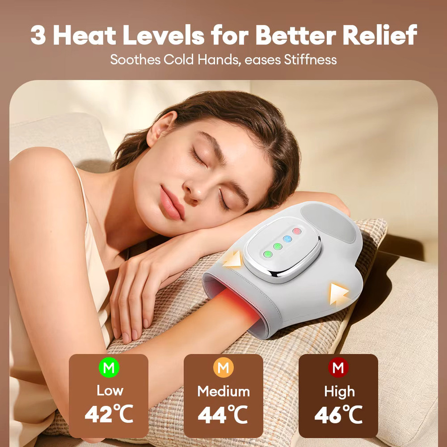 foreverlily Elektrisches Handmassagegerät, Luftdruck-Knetmassage für Hände - Bild 4