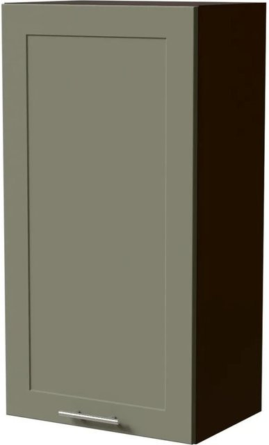 Feldmann-Wohnen Hängeschrank Oslo Küchenschrank in Lava und Reed Green Matt, B/T/H: 50 x 32,5 x 96 cm - Bild 1